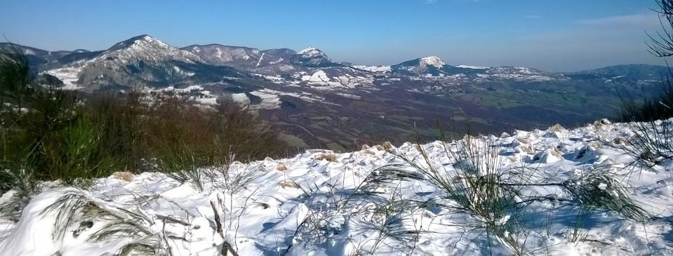 Suggestivo panorama invernale